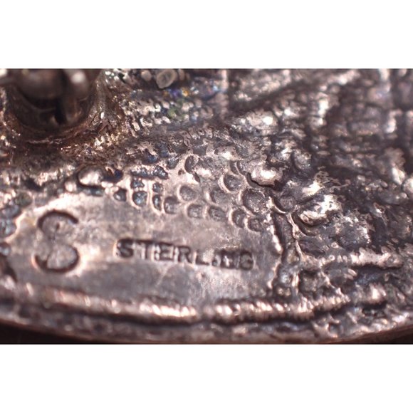 Vintage Art Deco Sterling Woman Wearing Rimed Hat - Picture 3 of 3